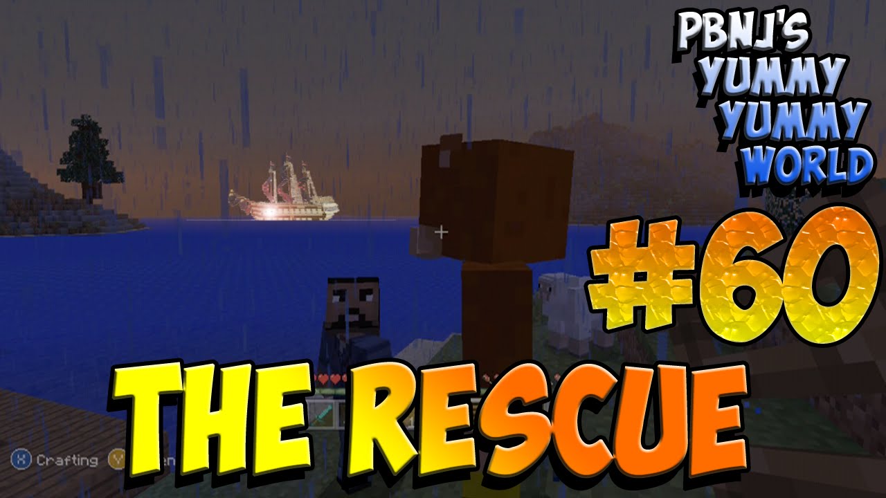 Minecraft XBOX - The Rescue - PBnJs Yummy Yummy World Ep #60