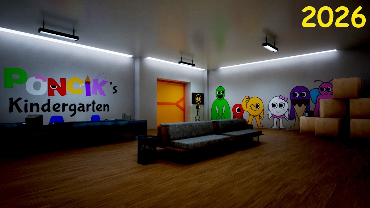 Garten of Poncik Reformulated 2026!! Full Gameplay walkthrough (Banban Fangame).