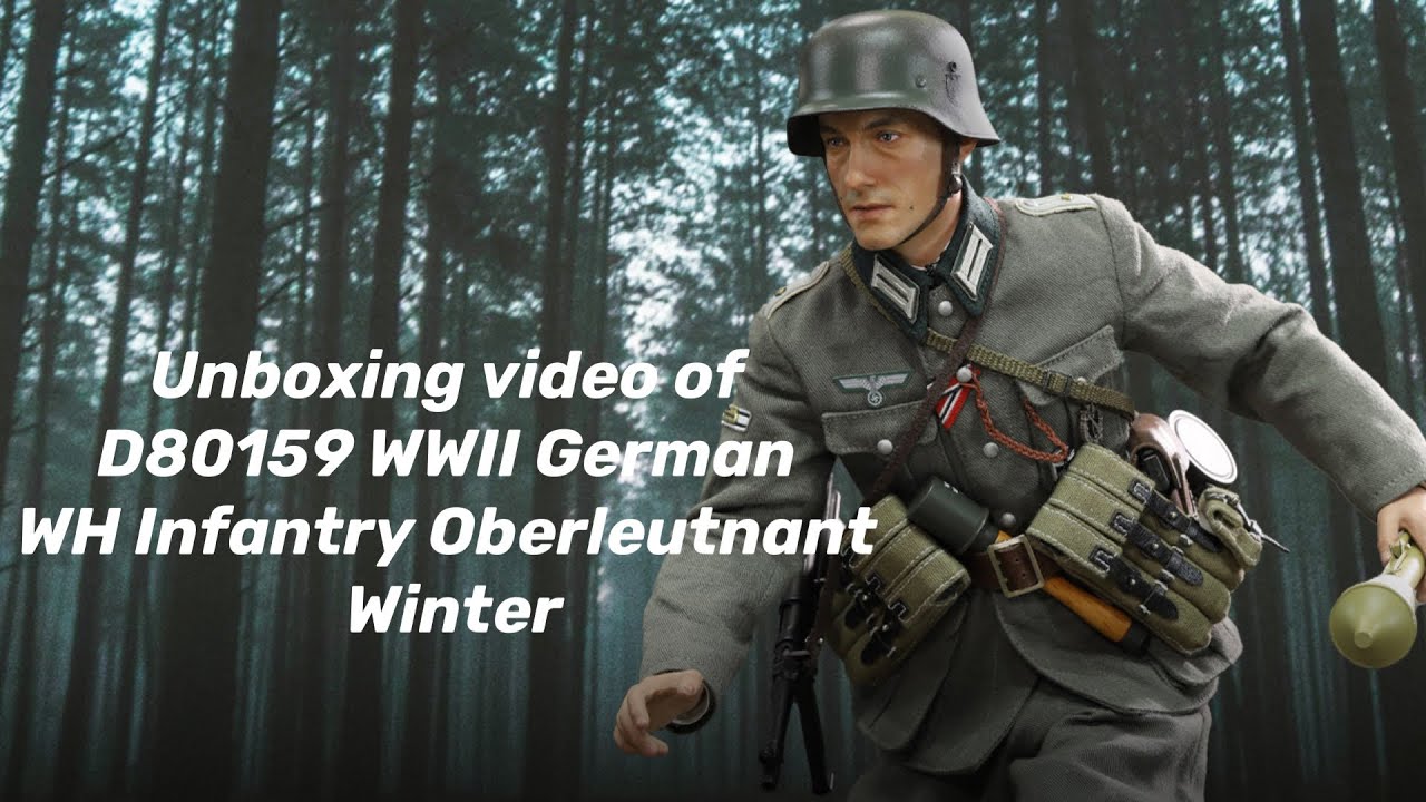 Unboxing video of D80159 WWII German WH Infantry Oberleutnant Winter