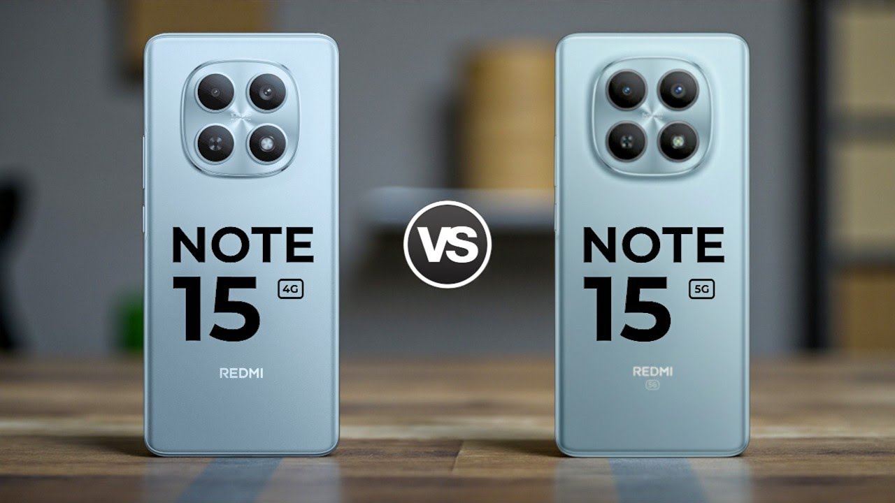 Redmi Note 15 4G Vs Redmi Note 15 5G 