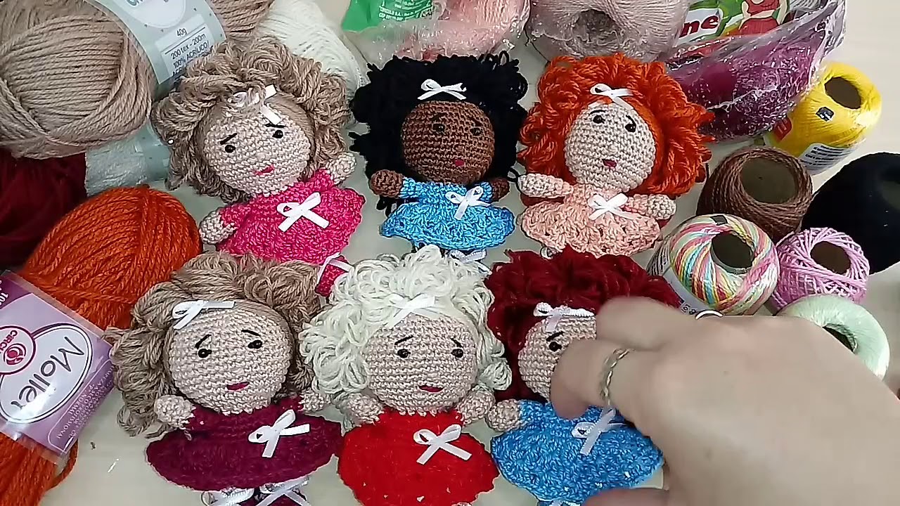 Começar no Amigurumi com Pouco Investimento - Bonequinha Fofura