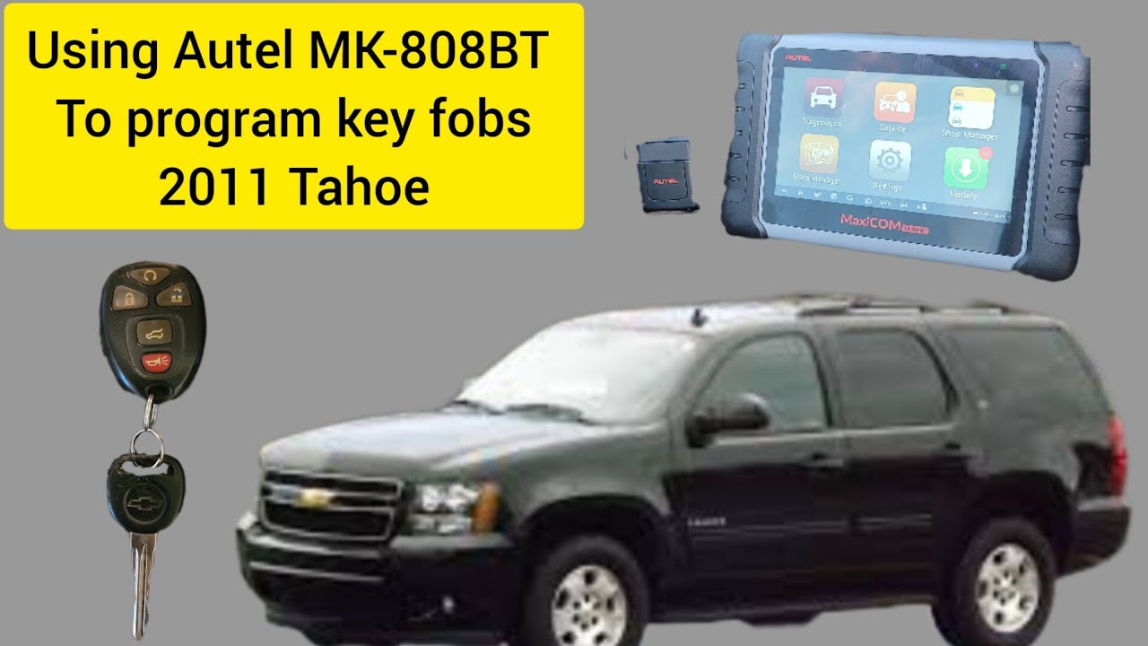 Использование Autel MK-808BT для программирования брелоков для Tahoe 2011 года выпуска