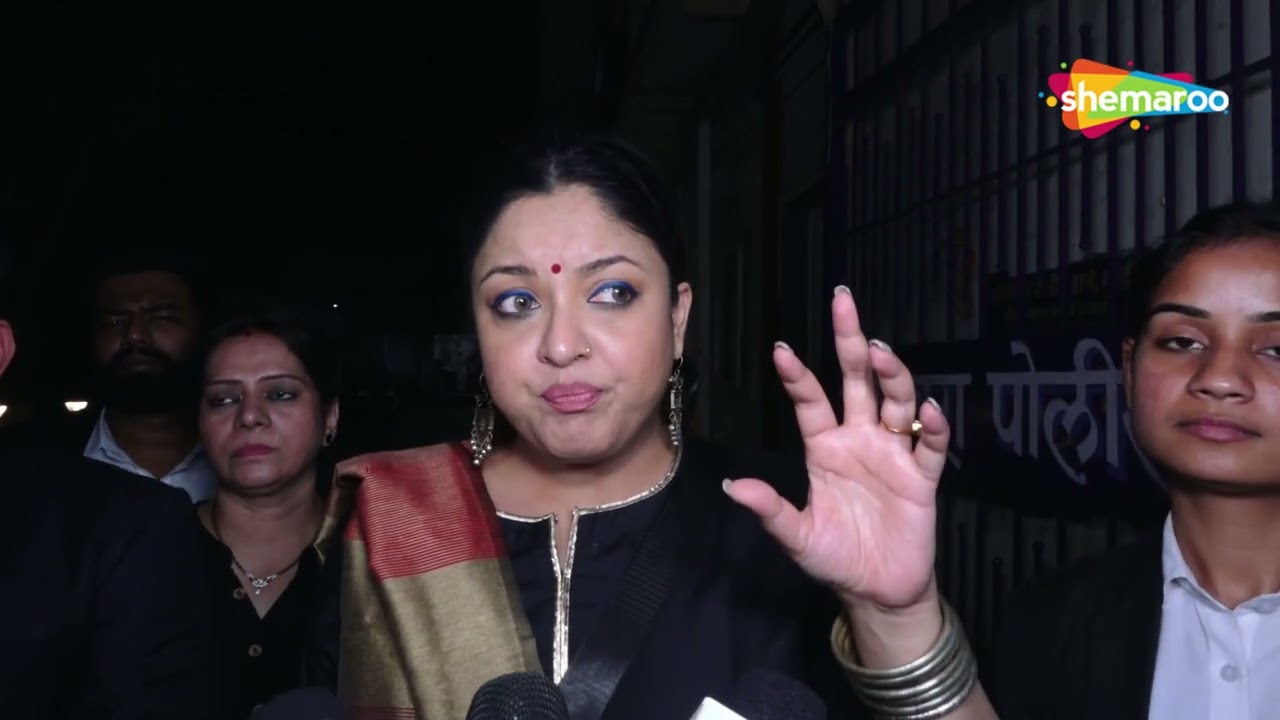 Tanushree Dutta Spotted At Oshiwara Police Station To Files Fir Against Rakhi Sawant #rakhisawant