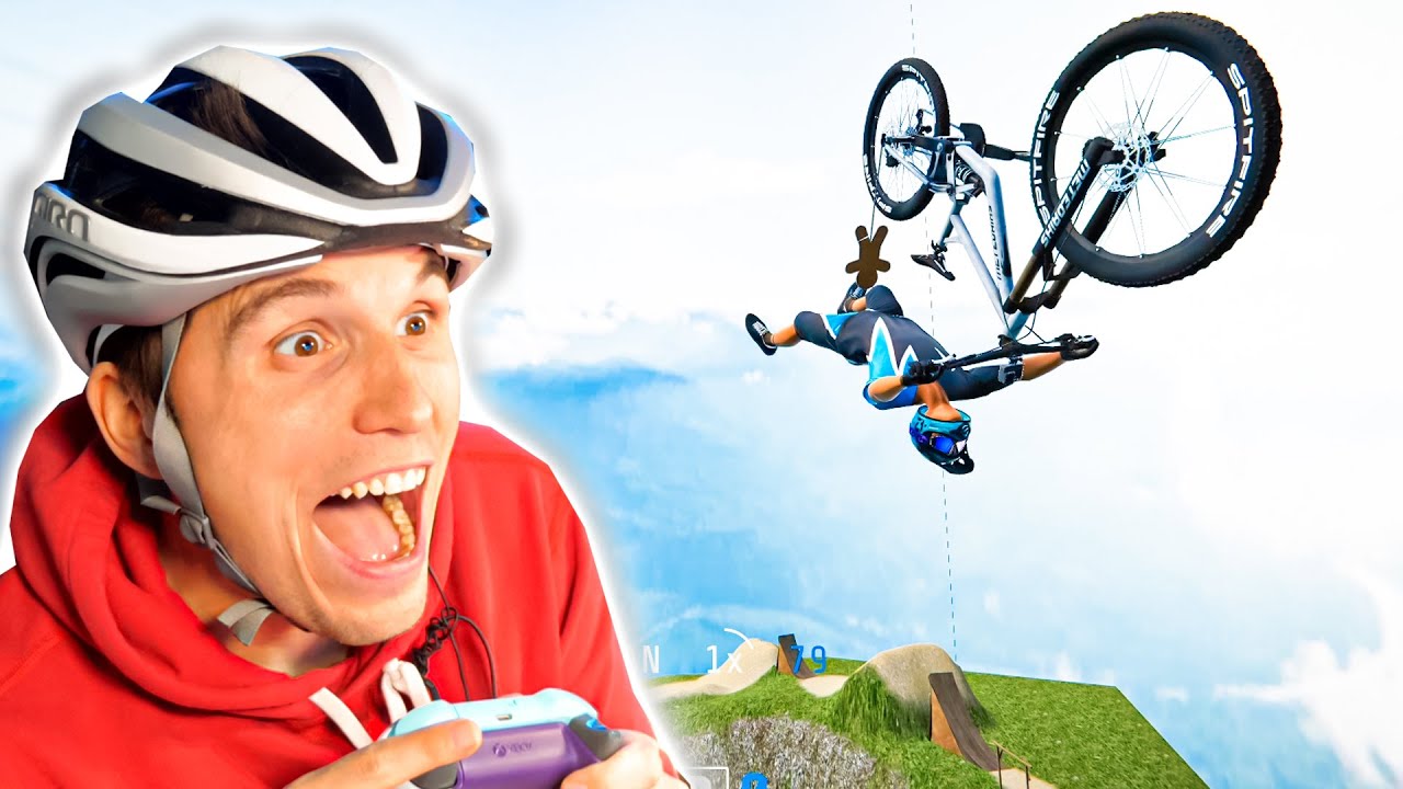 Wir FLIEGEN durch die halbe MAP! | Fahrrad Simulator
