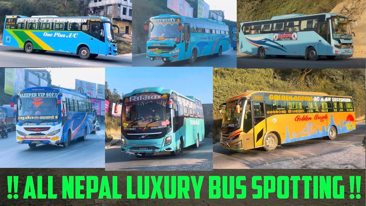 All nepal luxury vip sofa seater bus | spotted at nagdhunga | watch till the end | @Deepson_bista | 