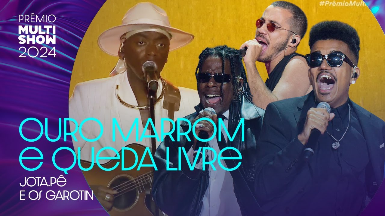 Jota.pê canta 'Ouro Marrom' e Os Garotin cantam 'Queda Livre' | Prêmio Multishow 2024