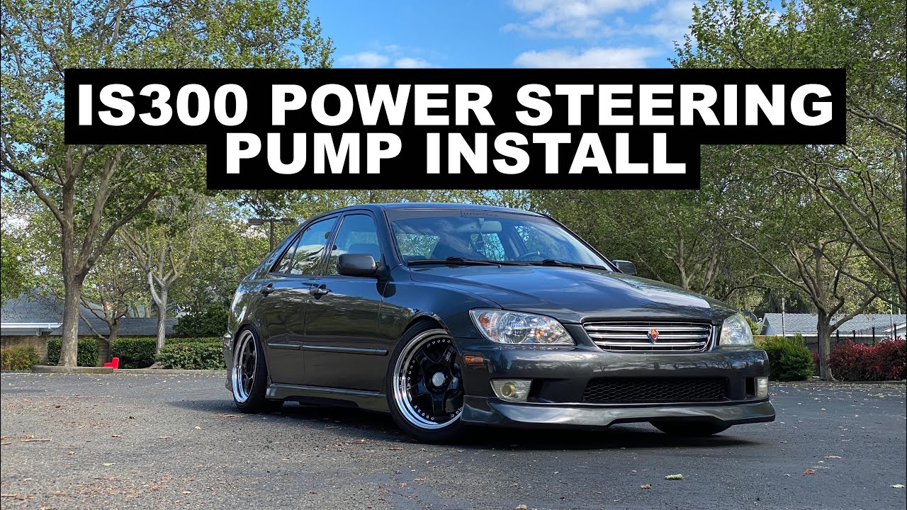 How to Install Power Steering Pump IS300/2JZ