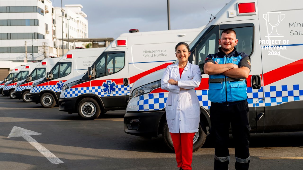 Mejora de los servicios de ambulancias en Ecuador│Premios a los Proyectos del Año 2024