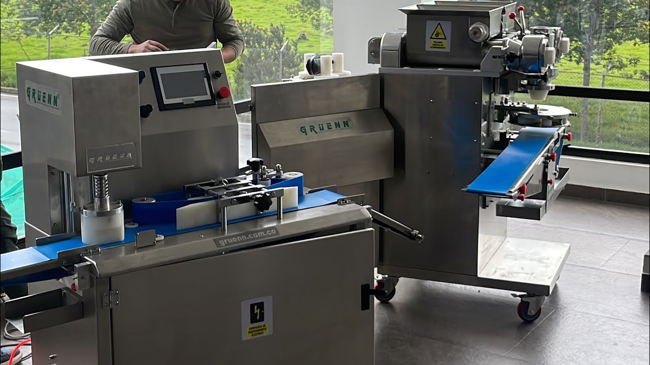 GRUENN || M&aacute;quina autom&aacute;tica de empanadas, arepas, Kibbes, hamburguesas, pasteles - SIN OPERARIOS