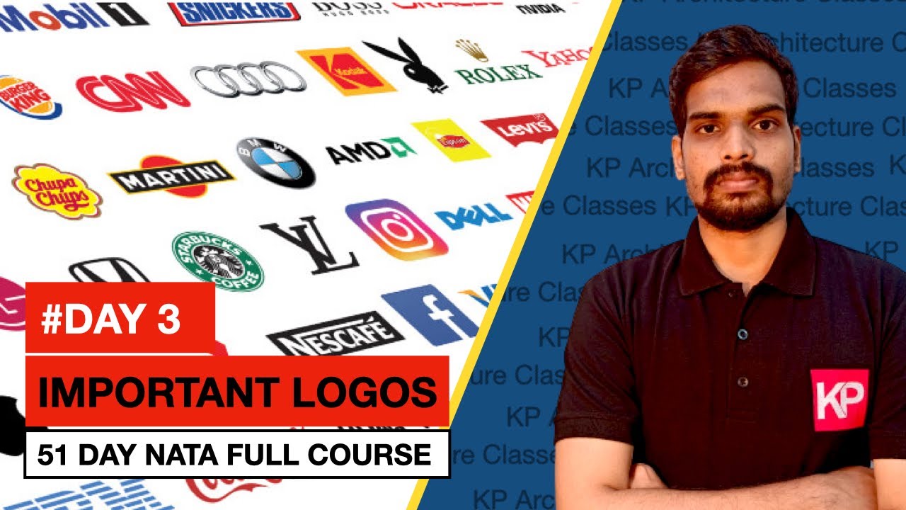 [Day 3] NATA 2025 & JEE-2 Exam Preparation | Important LOGOs by R.H Chandar Sir