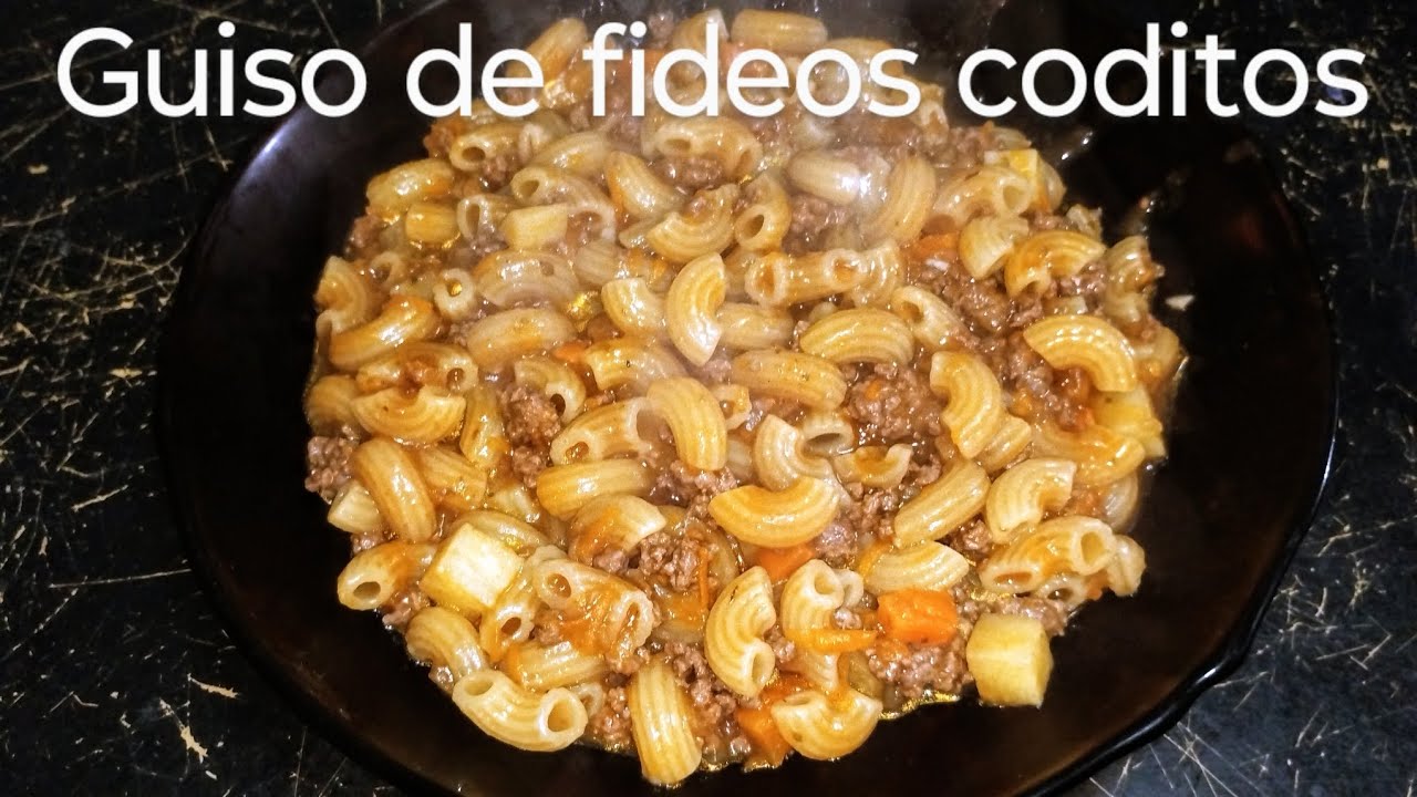 GUISO DE FIDEOS 🤗