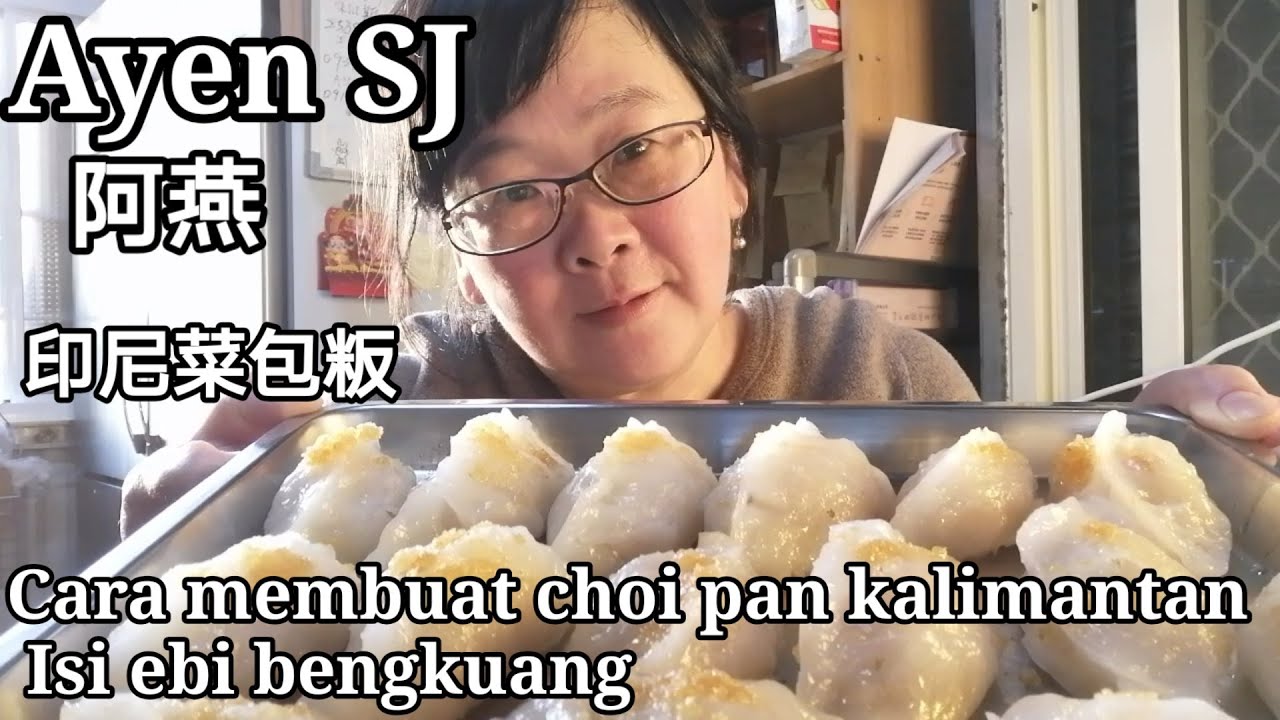 Cara membuat choi pan Kalimantan isi ebi bengkuang