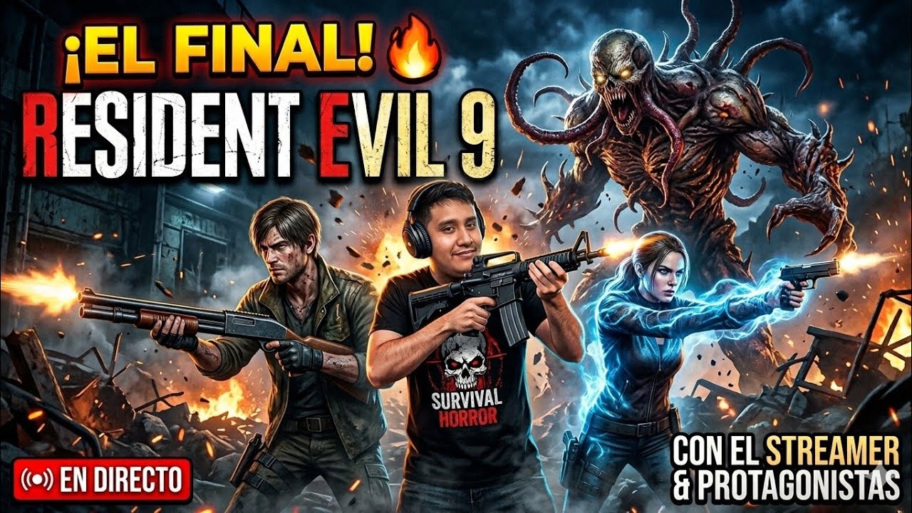 Mi primer resident evil // Resident Evil Requiem//El final de reacoon city #