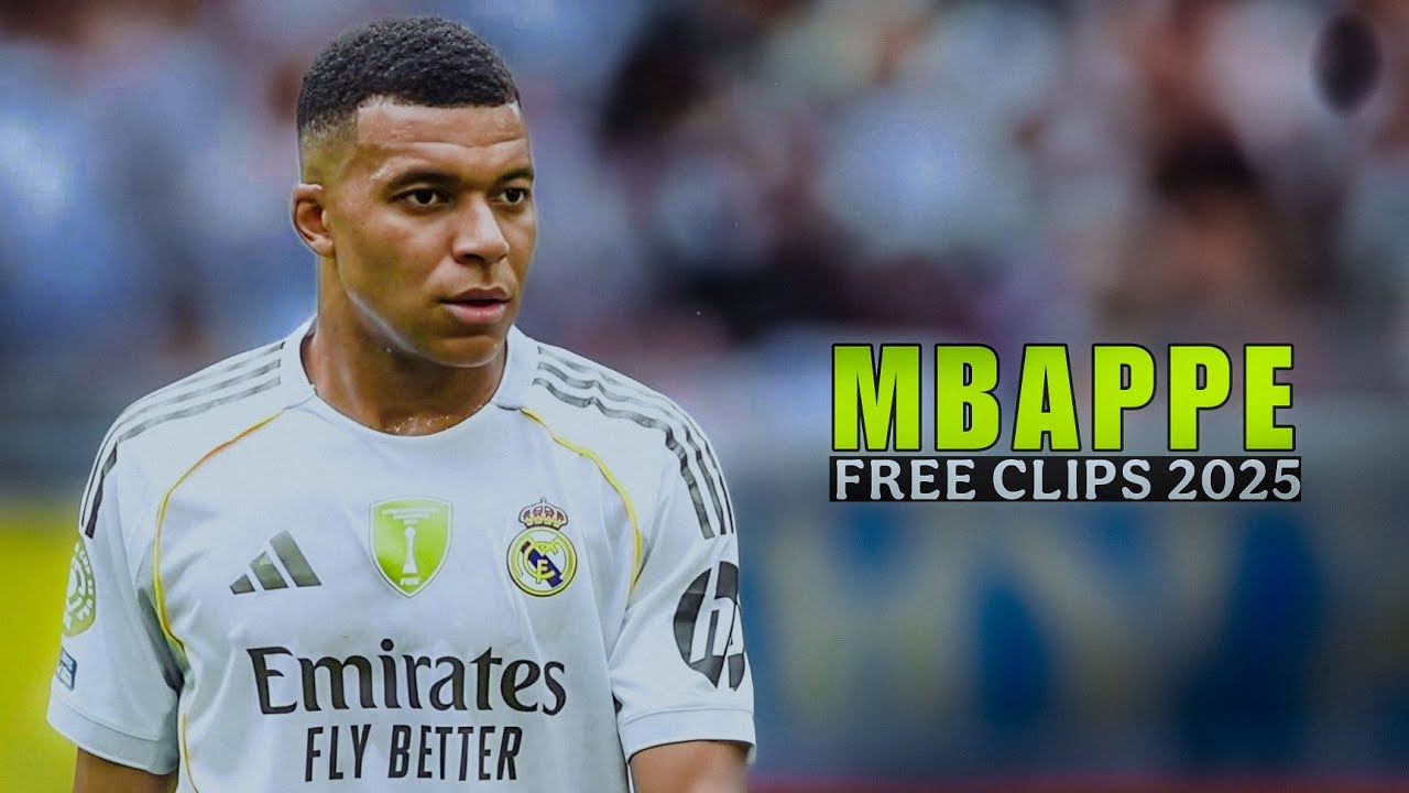 Kylian Mbappe 4K Clips For Edits 2025 &bull; Free Scene Pack &bull; No Watermark 2160p | D74 Edits
