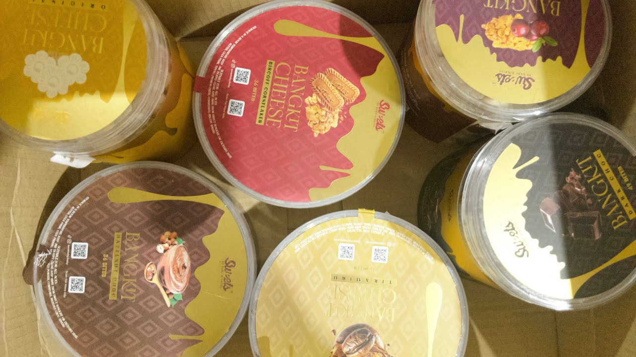Chaotic reveiw with sibs | Bangkit Cheese Sweets by BabyAinatul