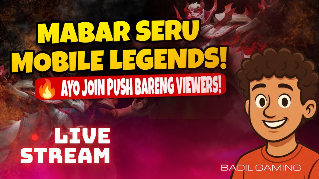 🔥LIVE MOBILE LEGENDS! PUSH IMO H-1 BERSAMA JustPlayGim 💥