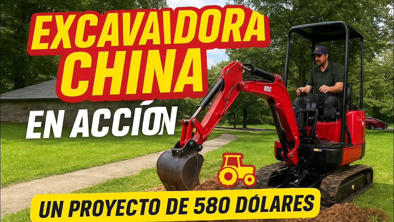 Excavadora China de $4500 EN ACCIÓN 🚜🔥 (Chinese Excavator Test)”