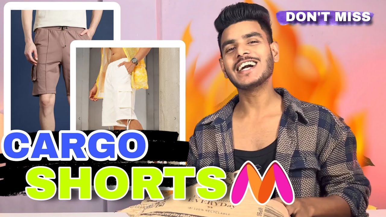 UNBOXED Best summer Men’s Cargo shorts from Myntra |  you must have buy