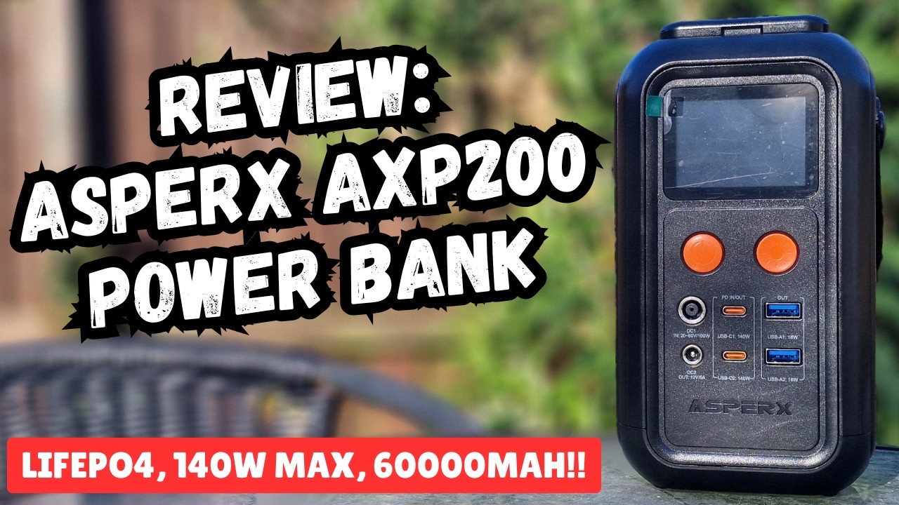 Обзор: Распаковка и характеристики портативного зарядного устройства ASPERX AXP200 – UK Tech 2026