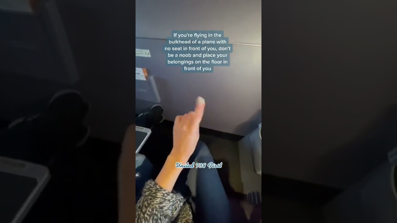 Travel Tips |  If you don&rsquo;t fly often, you might not know this! #traveltips #plane #bulkhead #Learn