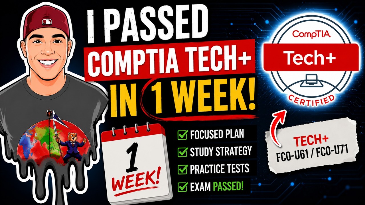 I Passed CompTIA ITF+/TECH+ FC0-U61/ FC0-U71 In 1 Week