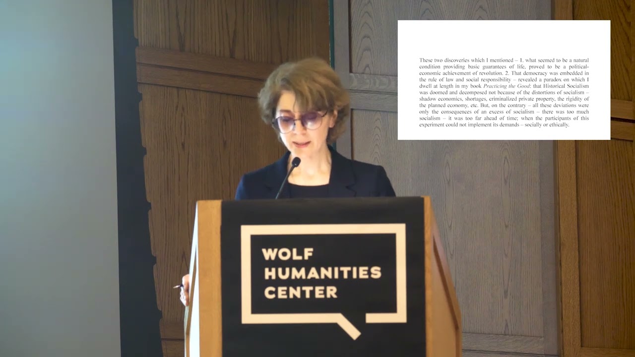 Keti Chukhrov. Q&A Kevin Platt. From Revolution to Catastrophe. Un-ty of Pennsylvania. Wolf Center.