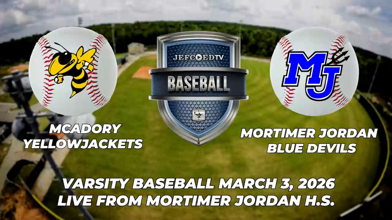 Baseball Varsity McAdory vs Mortimer Jordan March 3, 2026