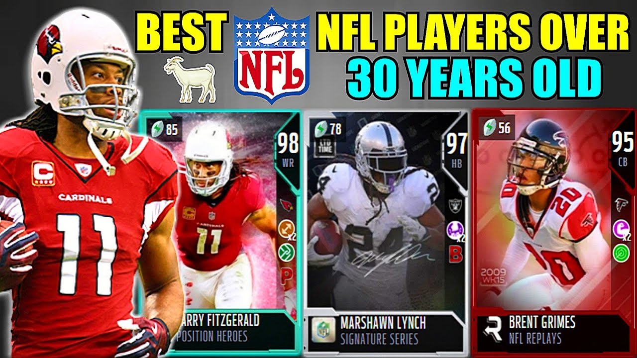 BEST NFL PLAYERS OVER 30 YEARS OLD! Madden 18 Ultimate Team Squad Builder