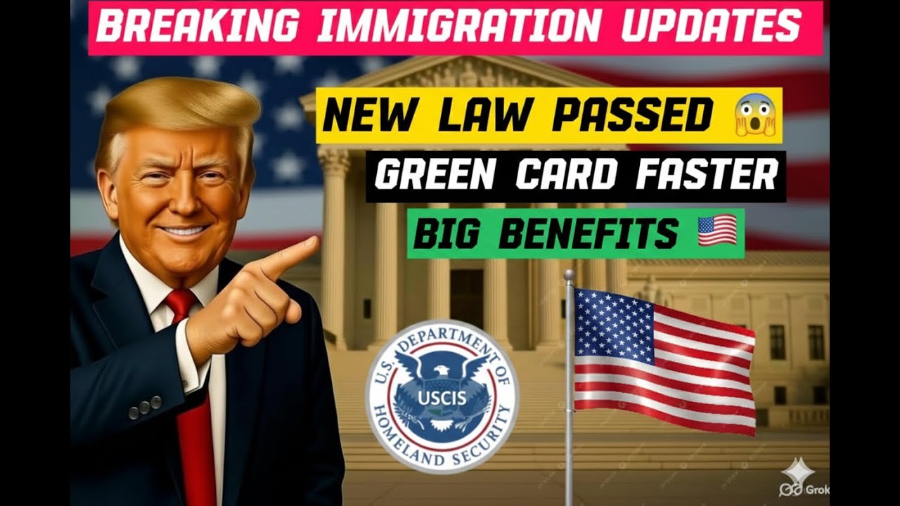 BREAKING: U.S. Immigration Law Update Today — Green Card Rules & Processing Changes Explained 🇺🇸
