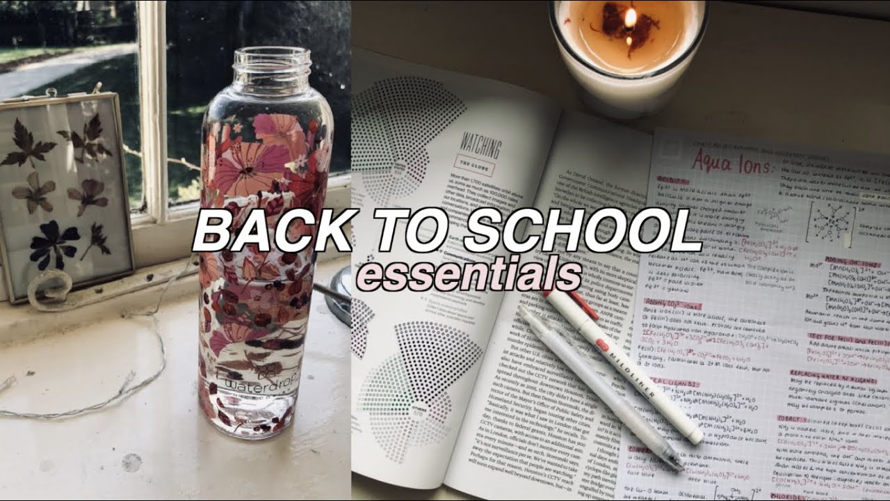 Back to School Essentials (things to have in place for a good year)