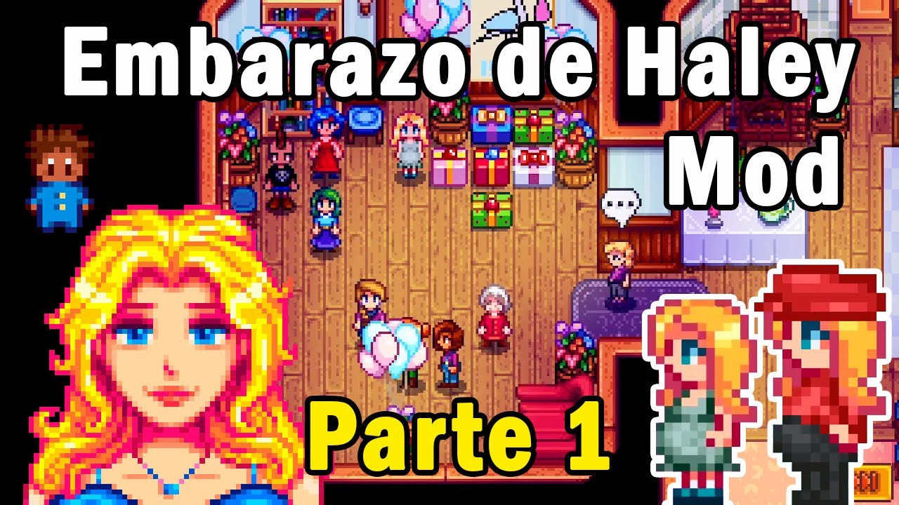 Vive el embarazo de Haley como nunca en Stardew Valley. Reseña de mod parte 1