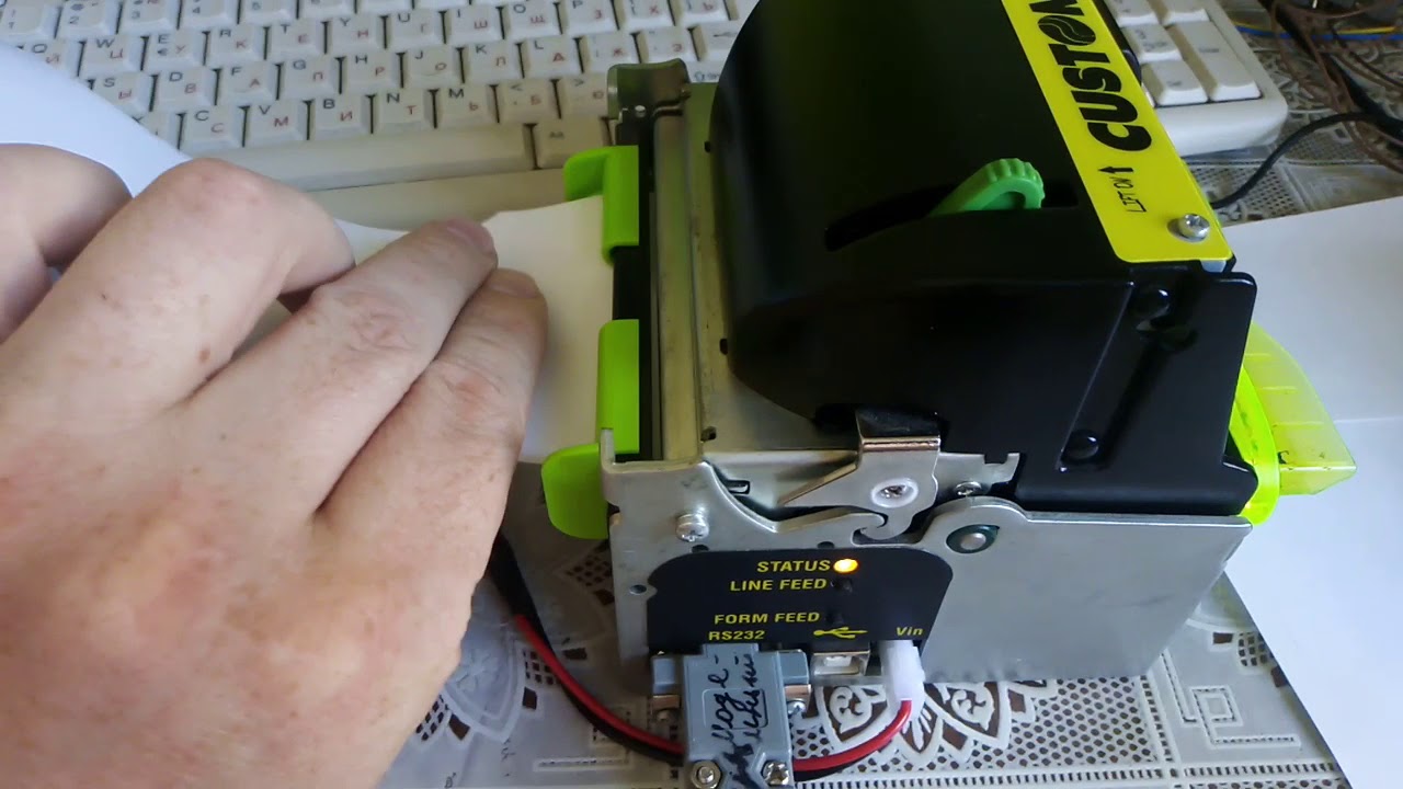 Работа ПЛК Овен с принтером чеков CUSTOM VKP80ll