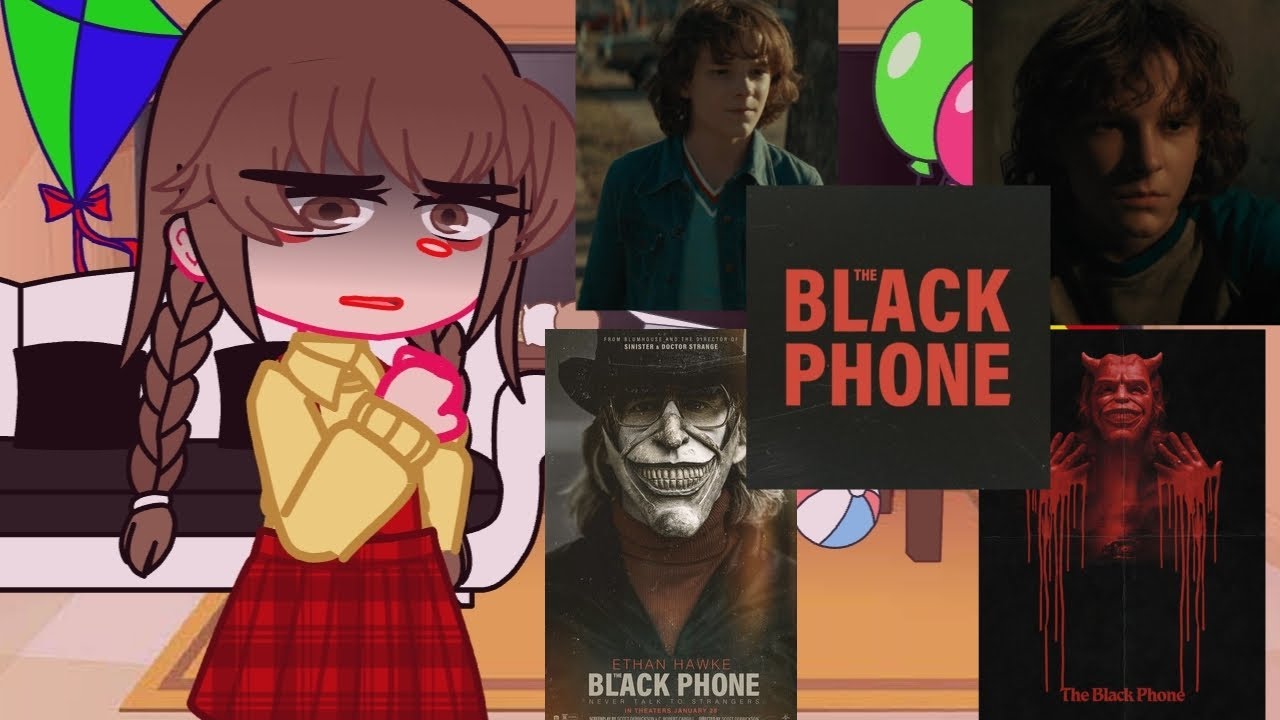 The black phone react to Finney // gacha // The black Phone // GCRV // not canon reactions //