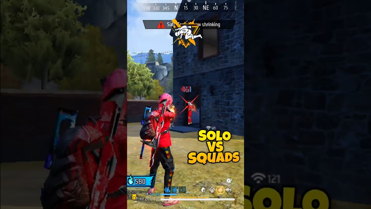 Desert Eagle In Br Rank 😳 Free Fire 🔥 Solo Vs Squad phone 📱 Gameplay 