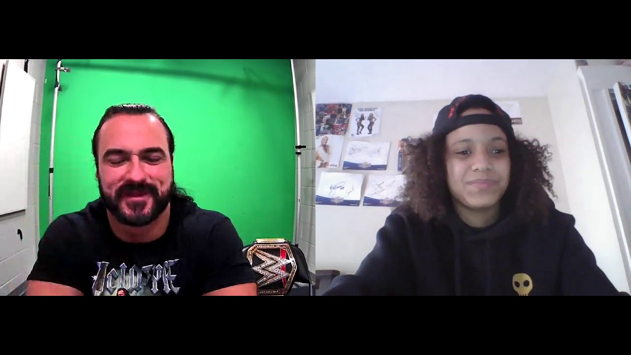 MEETING DREW MCINTYRE ASKING HIM WRESTLING ADVICE!!
