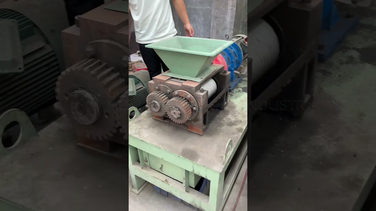 Organic Fertilizer Double Roller Compaction Machine | Efficient, Stable and Reliable #efficiency