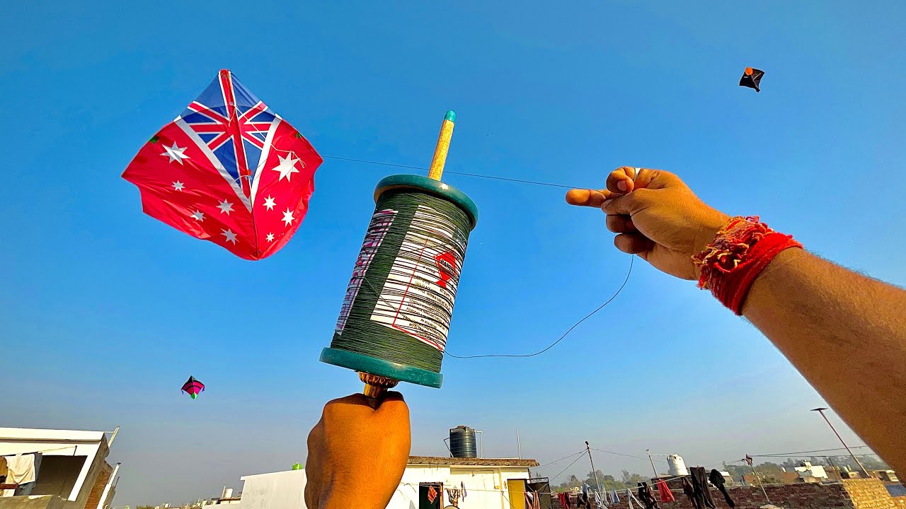 American 🇺🇸 kite flying and panda manjha testing | new kite flying | new manjha testing vlog 