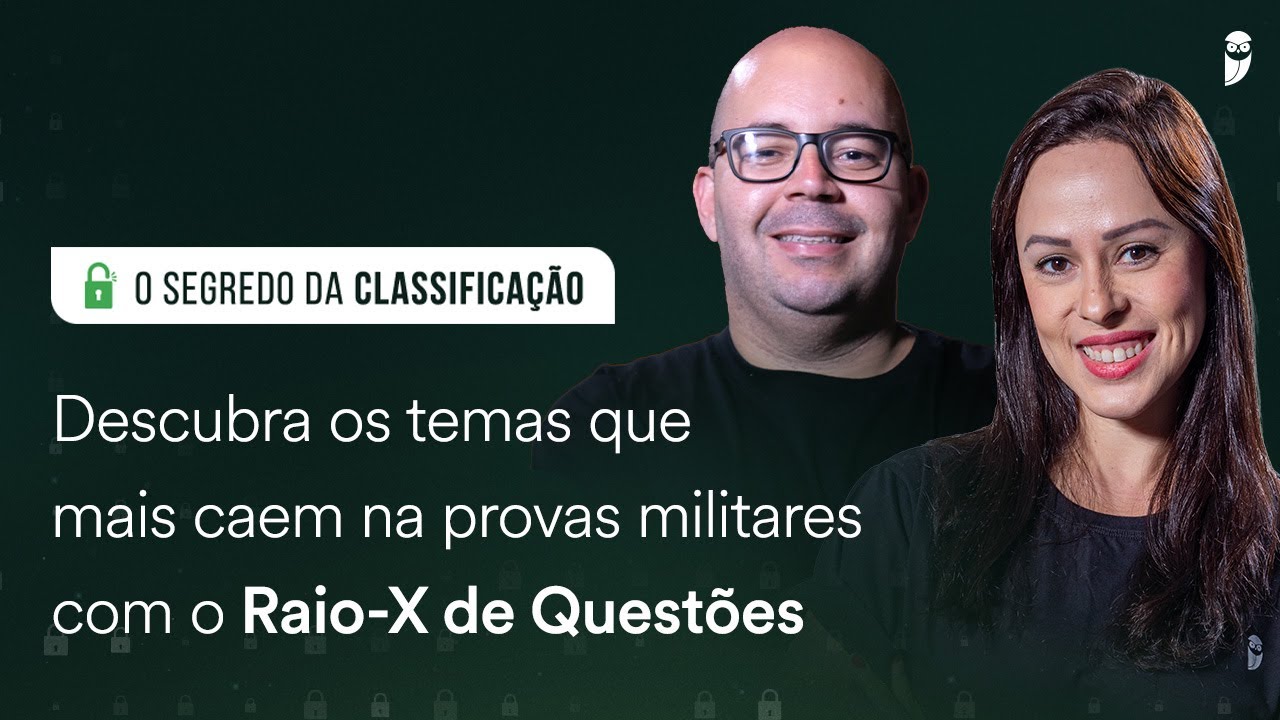 Descubra os temas que mais caem na provas militares com o Raio-X de Questões