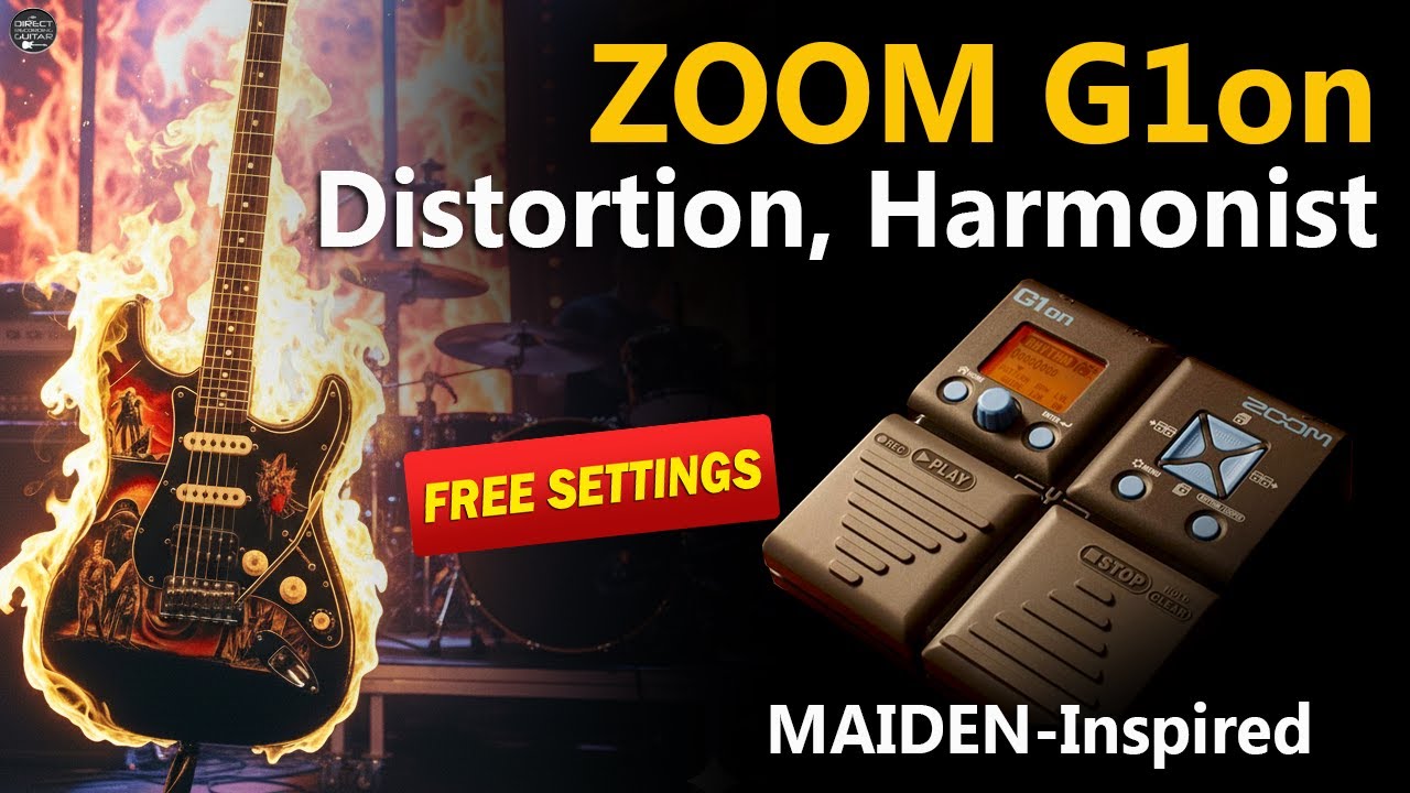 ZOOM G1on Harmonizer Free Settings | Maiden-Inspired Harmonist