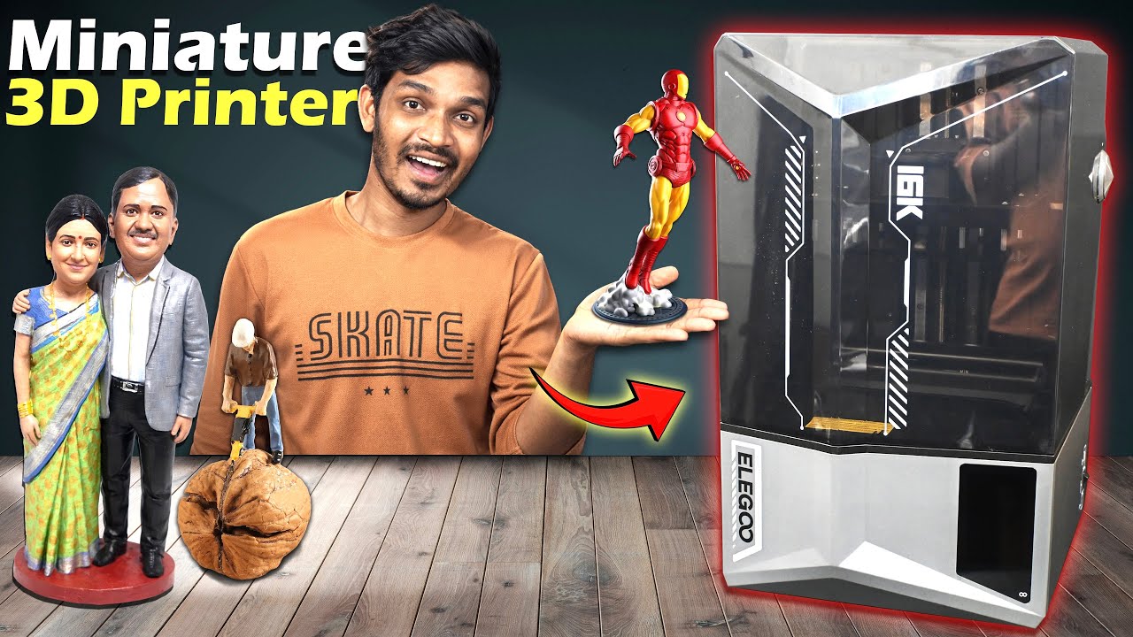 Miniature 3D Models at Next Level🔥 | Elegoo Saturn 4 Ultra 16K Unboxing & Test Print