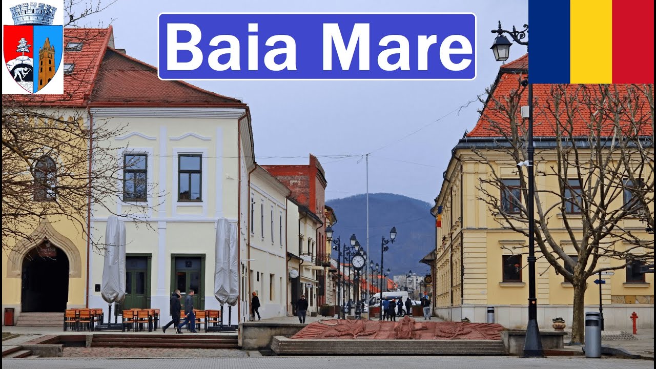 Romania, Baia Mare Walking Tour 2024 [4K]