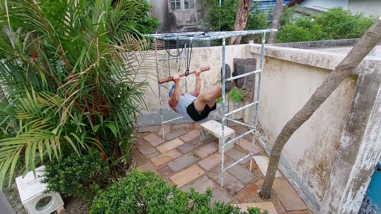 Home made Lat pull rope & bar , How to make & use. 16 /02/ 26 .Thailand