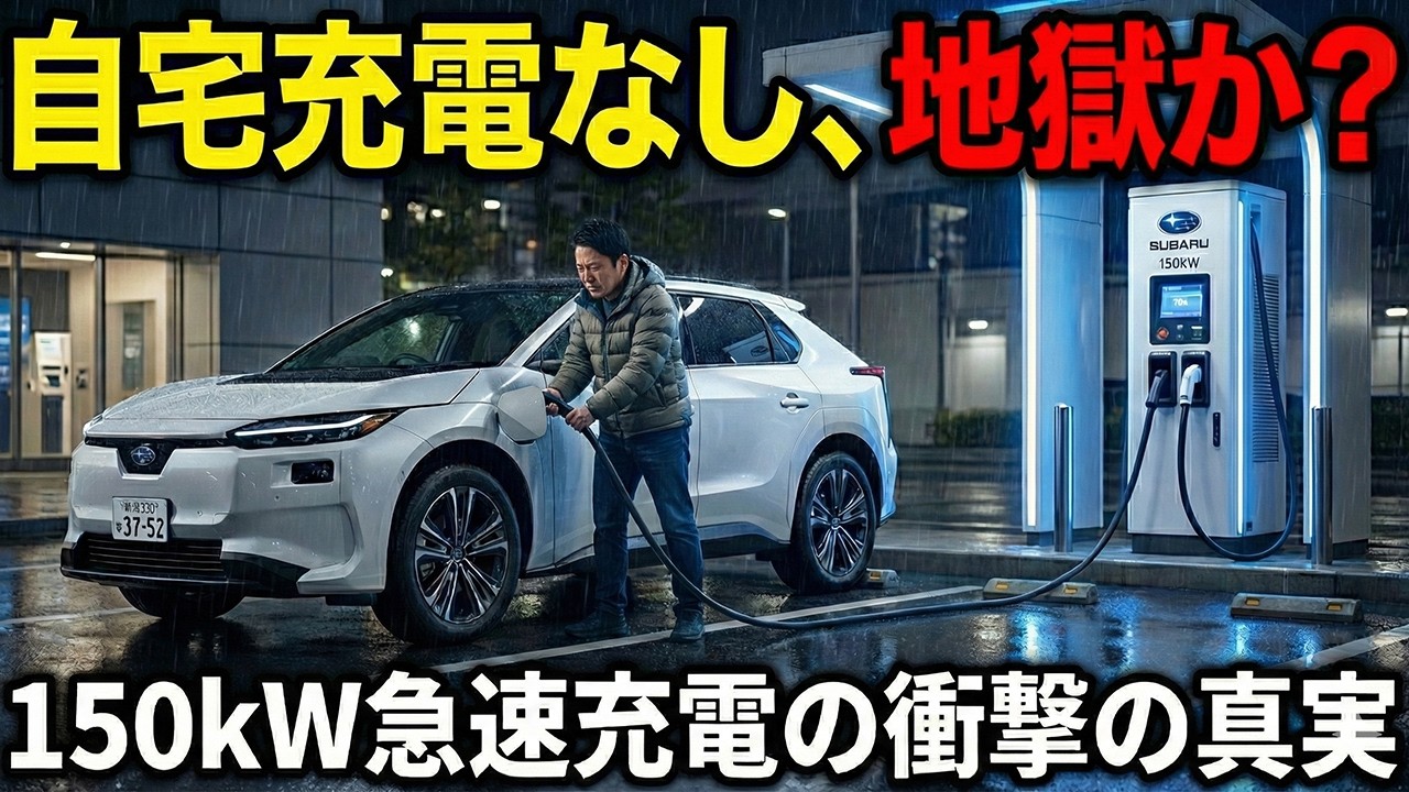 EVの自宅充電なしは『地獄』か？150kW急速充電メインで運用する衝撃の真実