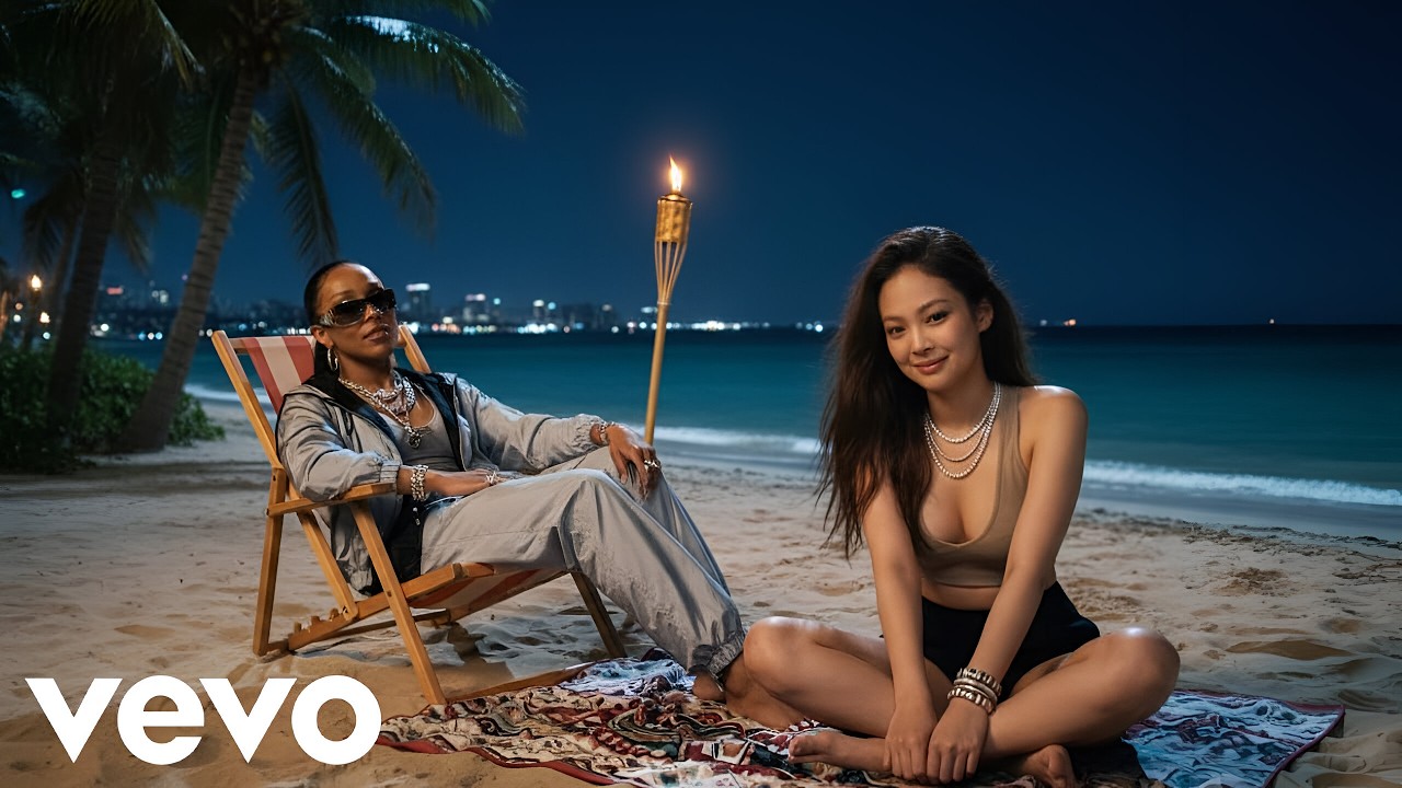 Doja Cat & Jennie – Night Riders (ft. Iggy Azalea, BLVCK) | Official Lyrics Video