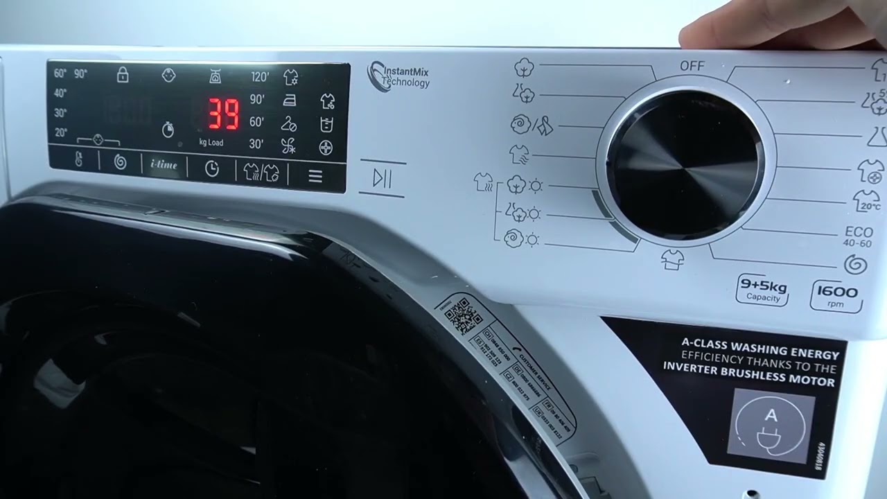 HAIER HWDQ90B416FWB-S – Koszt energii (100 cykli prania)