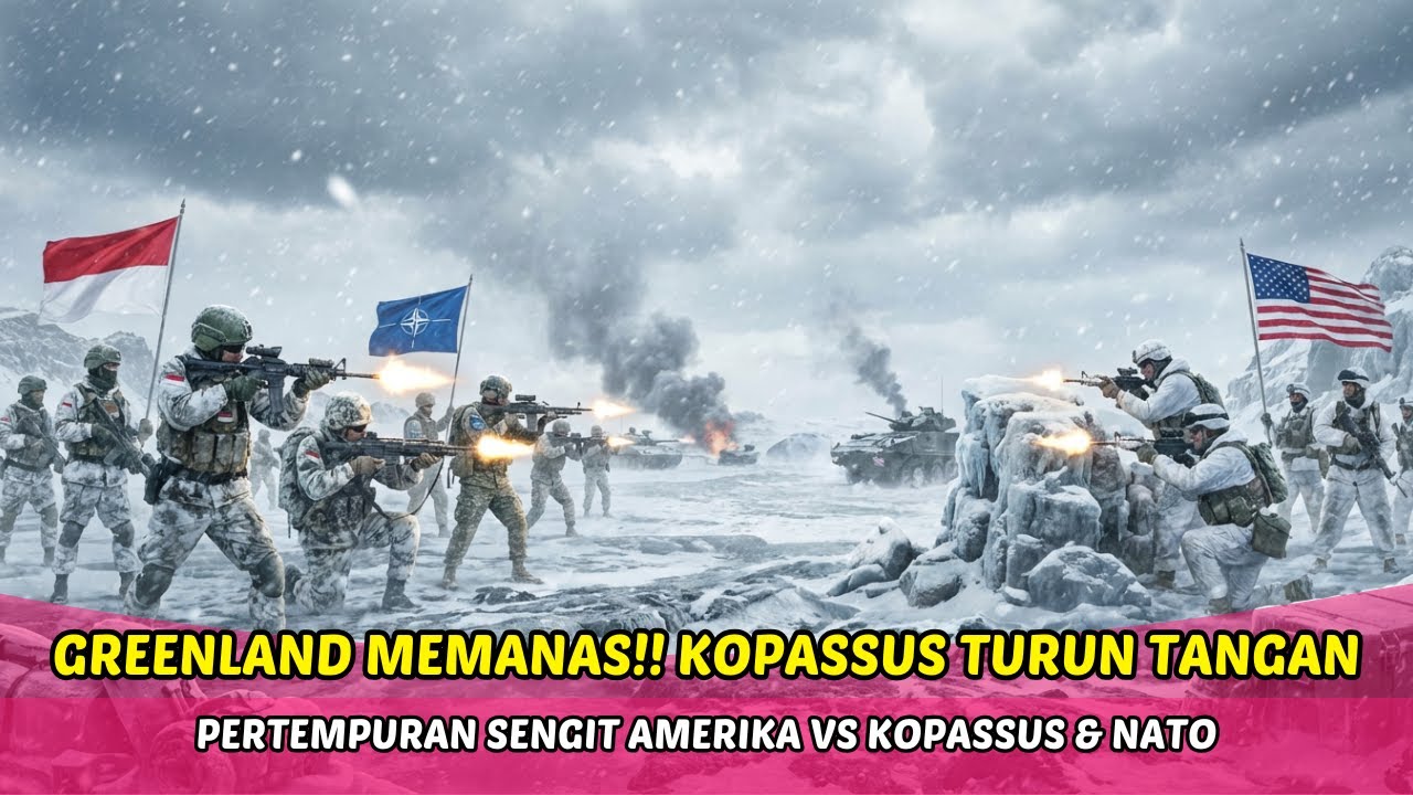 GREENLAND MEMANAS‼️AMERIKA MAKIN AGRESIF, KOPASSUS TURUN TANGAN