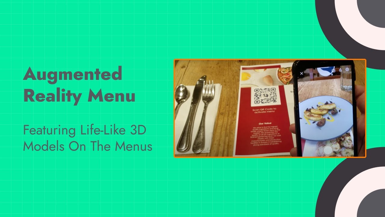 Facebook Chatbot Augmented Reality Menu
