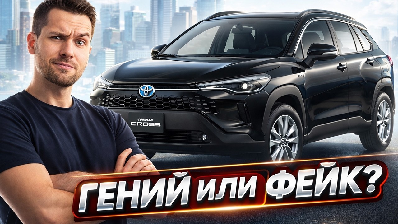 Пластик от Жигулей, цена от Лексуса. ЗА ЧТО? ОБЗОР Toyota Corolla Cross Hybrid 2026
