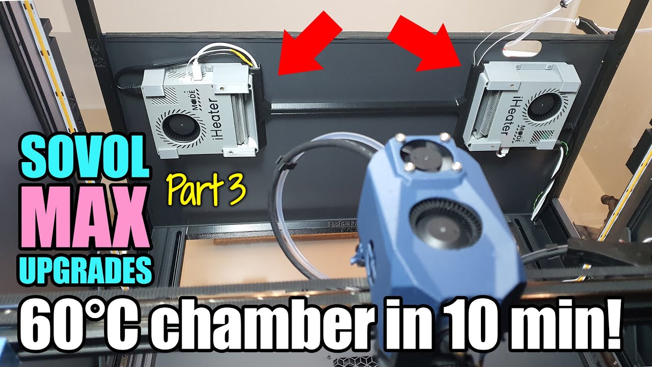 Нагрев камеры SV08 MAX РЕШЕН 🔥 Два iHeater'а для 60°C за 10 минут! 🚀 Делаем ещё лучше: Часть 3