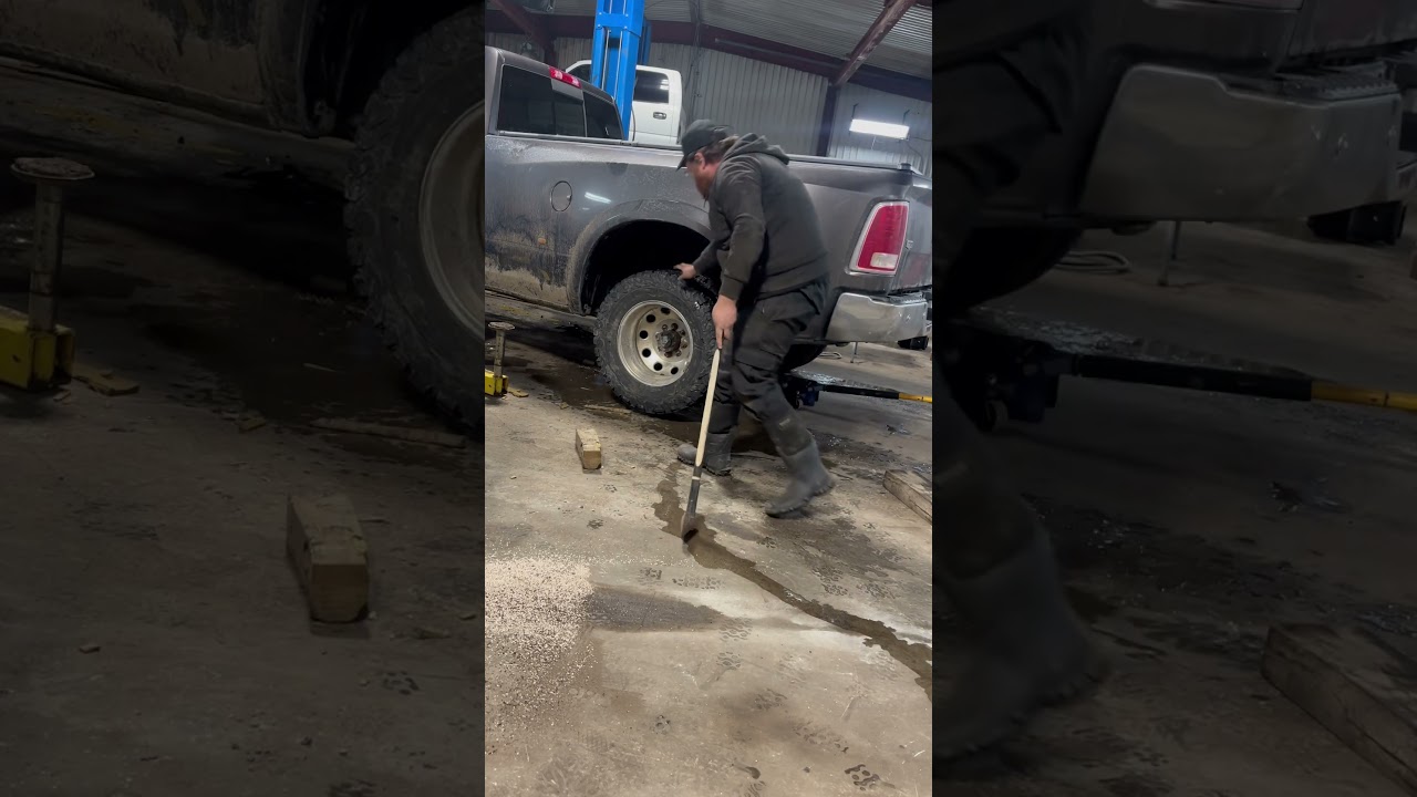 I&rsquo;ve never seen a rim this stuck!!! #cumminspower #mechanic #automobile